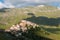 Panoramic view of Castelluccio di Norcia village