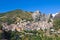 Panoramic view of Castelmezzano. Basilicata. Italy