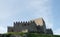 Panoramic view of castle in Trancoso, Portugal