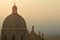 Panoramic view of the cathedral dome of Brescia