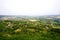 Panoramic view of Central Apennines Mountains from Orvieto, Umbria, Italy