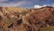 Panoramic view of the Cerro de los 14 Colores, also called Hornocal in Jujuy Province, Argentina