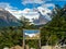 Panoramic view of Cerro Torre Mountain at the Laguna Torre trek in the Los Glaciares National Park