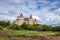 Panoramic view of Chateau de Suscinio in Gulf of Morbihan, Britt