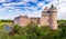 Panoramic view of Chateau de Suscinio in Gulf of Morbihan, Britt