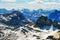 Panoramic view from Cirque peak, Banff national park