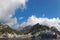 Panoramic view of city of Amalfi with coastline, Italy