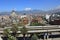 Panoramic view of the city center. Medellin, Colombia.