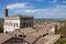 Panoramic view of the city of Gubbio