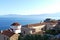 Panoramic view of the city inside the mythical castle of Monemvasia