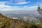 Panoramic view of the city of Los Angeles, California in clear sunny weather from a height. Concept, glamorous lifestyle