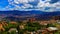 Panoramic view of the city of Medellin from the mountains of the west