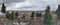 panoramic view of the city of Metepec, in the state of MÃ©xico, seen from the Church of Calvary