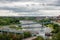 Panoramic view of the city of Moskovsky Prospekt and the Kotorosl River