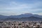 Panoramic view of the city, Popocatepetl volcano, Cholula, Puebla, Mexico