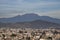 Panoramic view of the city, Popocatepetl volcano, San Gabriel Convent, the city is famous for its Great Pyramid, the largest