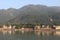 Panoramic view of the city Rishikesh India