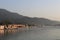 Panoramic view of the city Rishikesh India