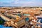 Panoramic view of city of Rome and the Vatican museums