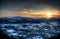 Panoramic view of the city of Salzburg, Austria