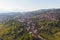 Panoramic view of the city of Sarajevo from the top of the top. Bosnia and Herzegovina