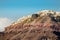 Panoramic view of the city of Thira in Santorini