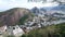 Panoramic view of the city from the top of the Sugar Loaf mountain in Rio de Janeiro Brazil