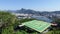 Panoramic view of the city from the top of the Sugar Loaf mountain in Rio de Janeiro Brazil