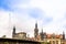 Panoramic view of Cityscape of Dresden with church Hofkirche - Germany