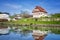 Panoramic view of cityscape of Lucerne lake in daylight ,Switzerland