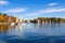 panoramic view of classic sailboats at a regatta event