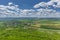 Panoramic view of the cliffs of Madara