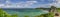 Panoramic view of the Cliffs of Normandy