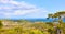 Panoramic view of the coast of Aegina Island