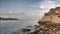 Panoramic view of the coast of San Juan, Alicante