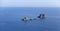 Panoramic view of the coastline and mountain landscape near Petrovac town