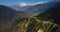 Panoramic view of Colca Canyon in Peru in South America