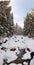 Panoramic view of Cold creek, High Tatras Slovakia