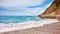 Panoramic view of the Coll Baix beach on Mallorca