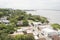 Panoramic view of Colonia, Uruguay, and La Plata river, from the lighthouse