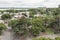 Panoramic view of Colonia, Uruguay, from the viewpoint at the lighthouse