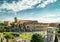 Panoramic view the Colosseum (Coliseum) in Rome