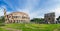 Panoramic view of Colosseum in Rome