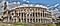 Panoramic view of Colosseum, Rome, Italy