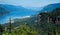 Panoramic view of Columbia River Gorge - Oregon, USA