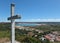 Panoramic view Concha of Sao Martinho, Centro - Portugal