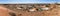 Panoramic view of Coober pedy, South Australia, Australia