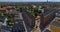 Panoramic view of Copenhagen from the tower of Vor Frelsers Church, Denmark, Europe