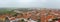 Panoramic view of Coria, in Caceres, Extremadura, Spain