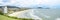 Panoramic view of Cove Beach, Guaruja SP